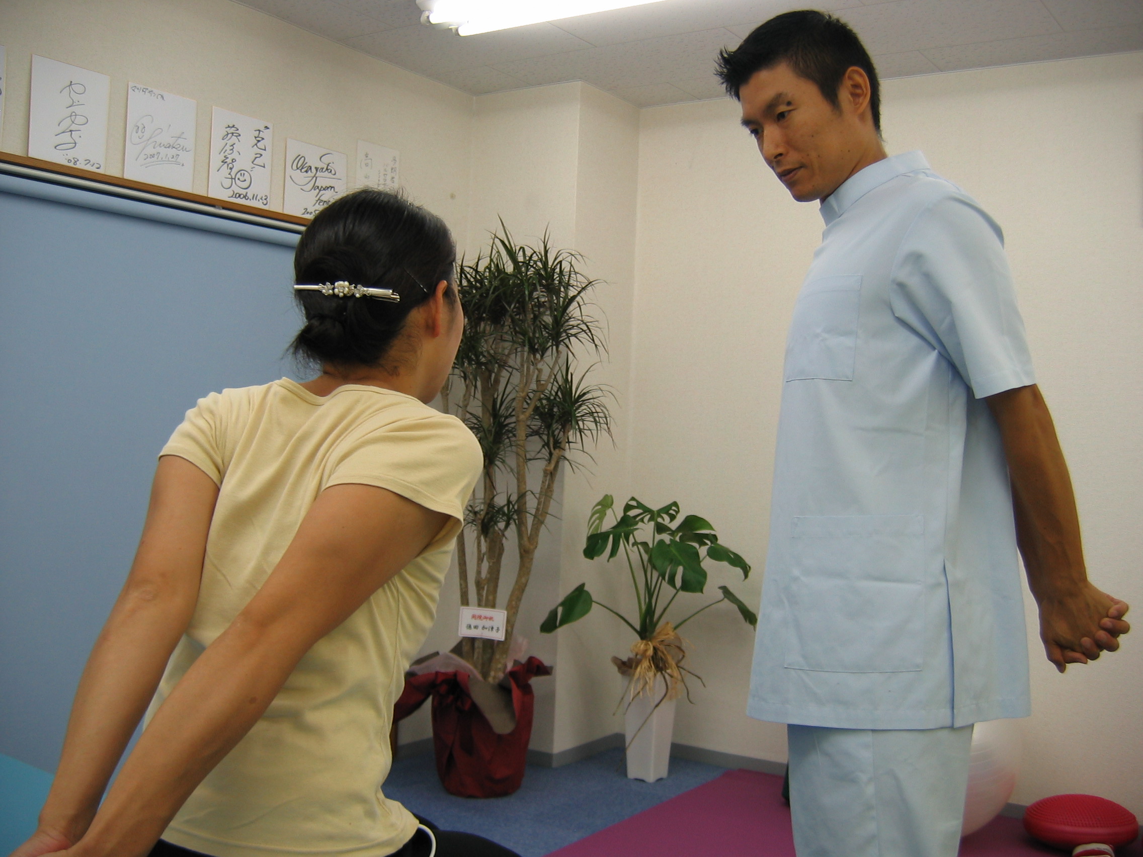 姿勢、運動、食事、睡眠の指導・アドバイス